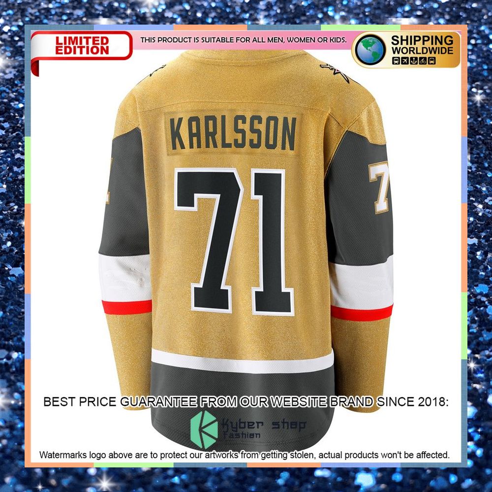 William Karlsson Vegas Golden Knights 2020-21 Alternate Premier Gold Hockey Jersey 8 William Karlsson Vegas Golden Knights 2020-21 Alternate Premier Gold Hockey Jersey word1