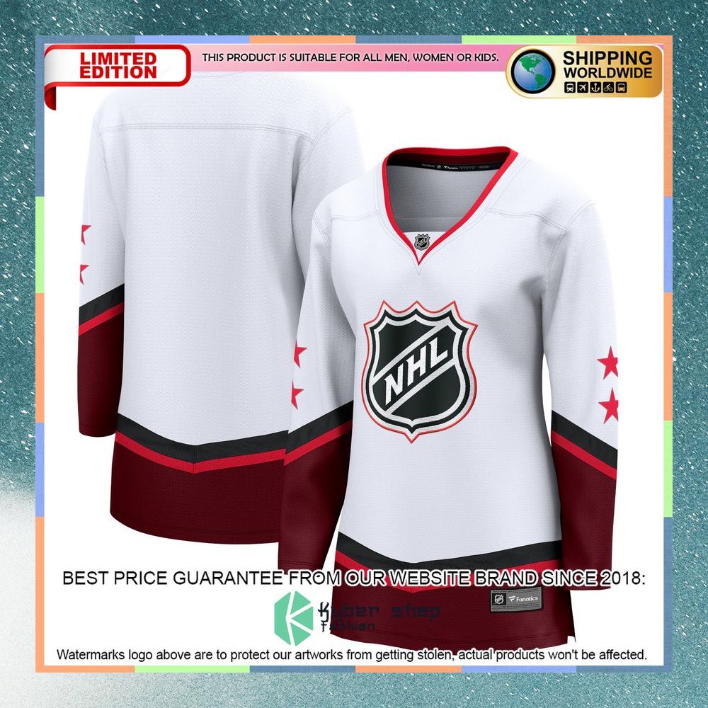 Women's 2022 NHL All-Star Game Eastern Conference White Hockey Jersey 5 Women's 2022 NHL All-Star Game Eastern Conference White Hockey Jersey word2