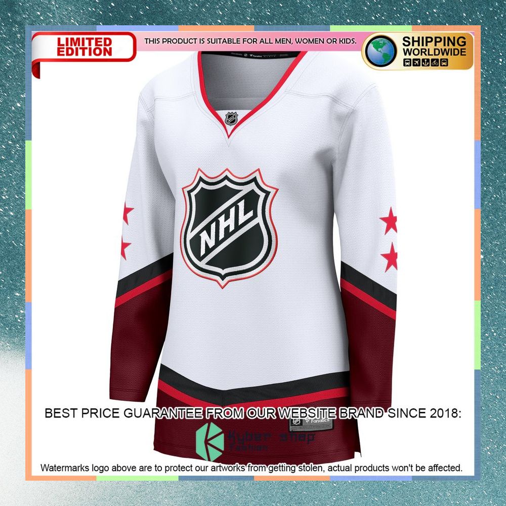 Women's 2022 NHL All-Star Game Eastern Conference White Hockey Jersey 6 Women's 2022 NHL All-Star Game Eastern Conference White Hockey Jersey word2