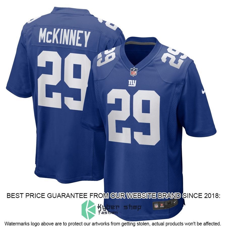 Xavier McKinney New York Giants Royal Football Jersey