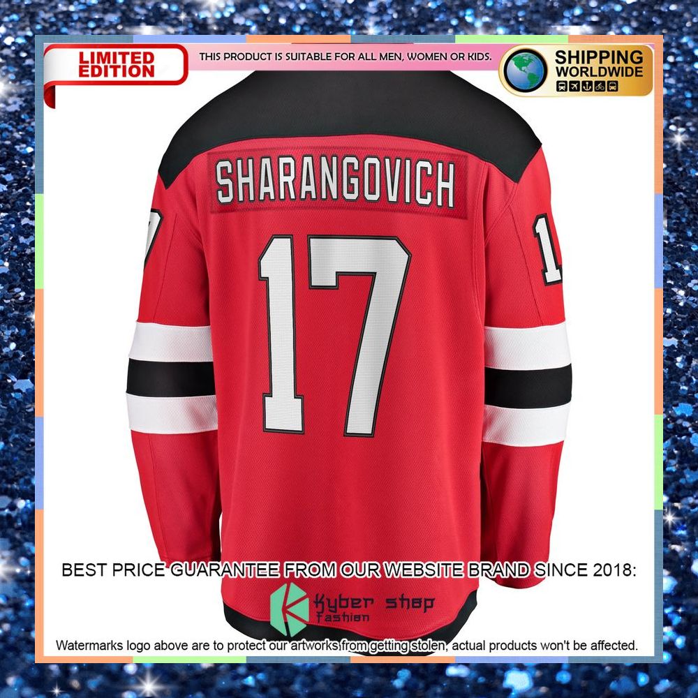 Yegor Sharangovich New Jersey Devils 2017-18 Home Replica Red Hockey Jersey 7 Yegor Sharangovich New Jersey Devils 2017-18 Home Replica Red Hockey Jersey word2