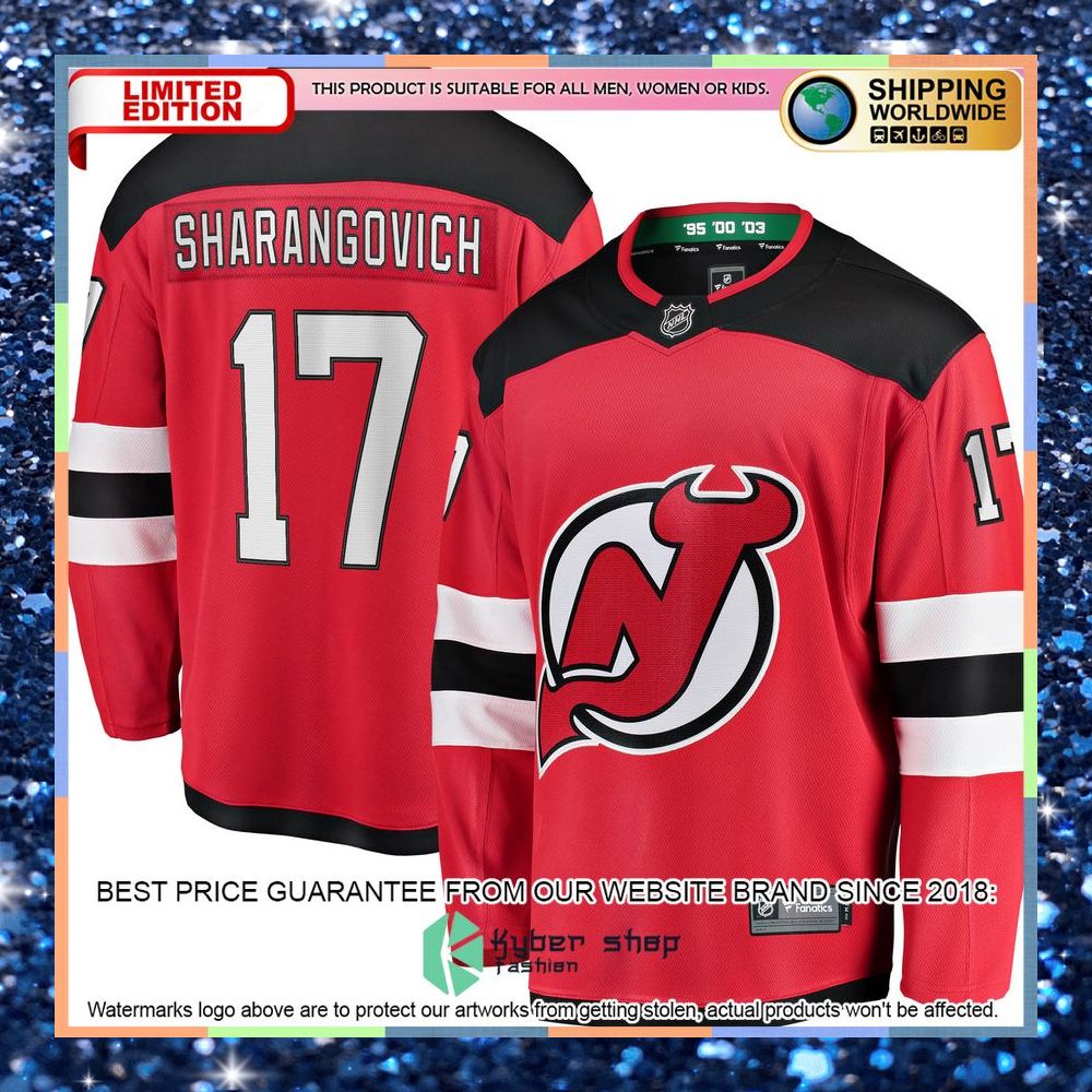 Yegor Sharangovich New Jersey Devils 2017-18 Home Replica Red Hockey Jersey 8 Yegor Sharangovich New Jersey Devils 2017-18 Home Replica Red Hockey Jersey word2