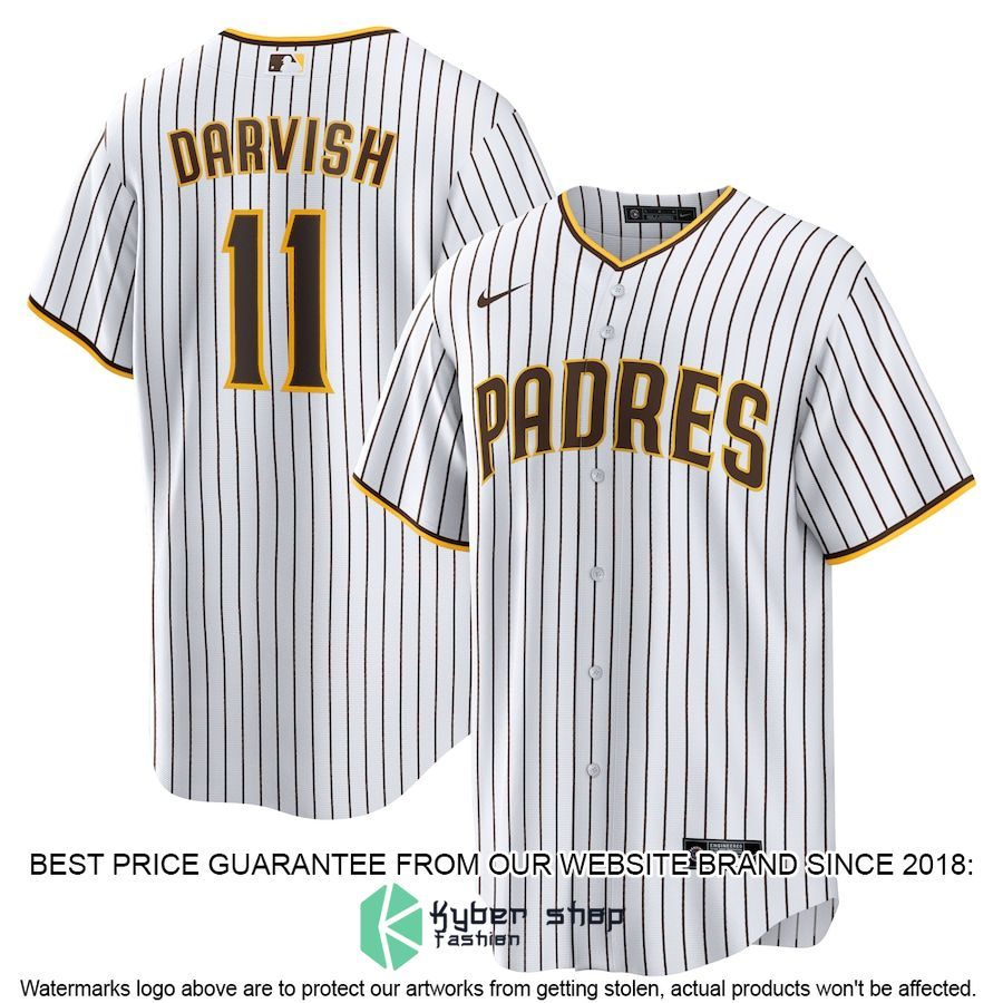 Yu Darvish San Diego Padres Home Player White Baseball Jersey