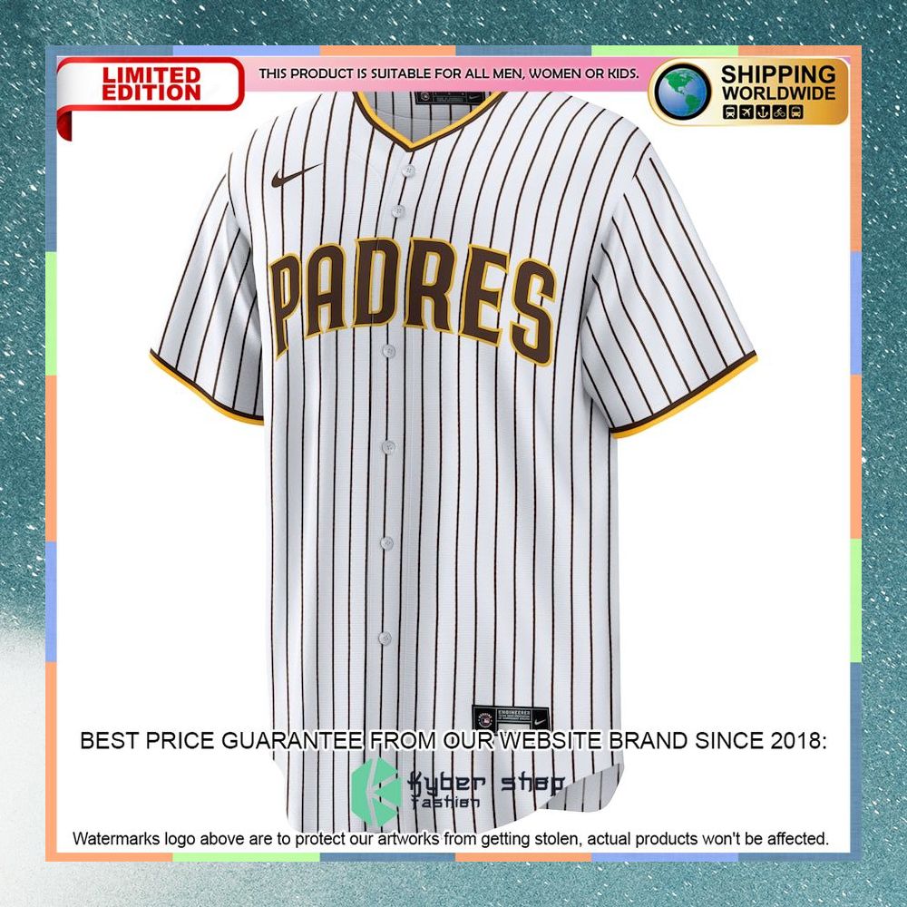 Yu Darvish San Diego Padres Home Player White Baseball Jersey 5 Yu Darvish San Diego Padres Home Player White Baseball Jersey word3