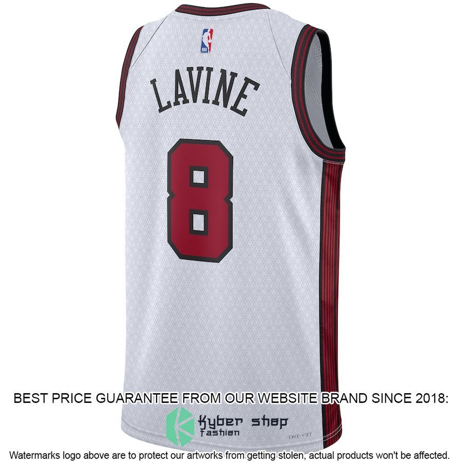 Zach LaVine Chicago Bulls Nike Unisex 2022-23 City Edition White Basketball Jersey 3 Zach LaVine Chicago Bulls Nike Unisex 2022-23 City Edition White Basketball Jersey word1