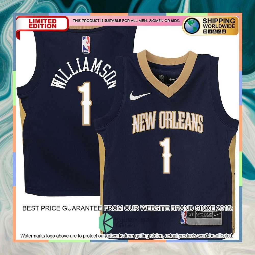 Zion Williamson New Orleans Pelicans Nike Toddler Navy Basketball Jersey 4 Zion Williamson New Orleans Pelicans Nike Toddler Navy Basketball Jersey word3