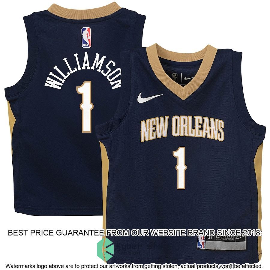 Zion Williamson New Orleans Pelicans Nike Toddler Navy Basketball Jersey