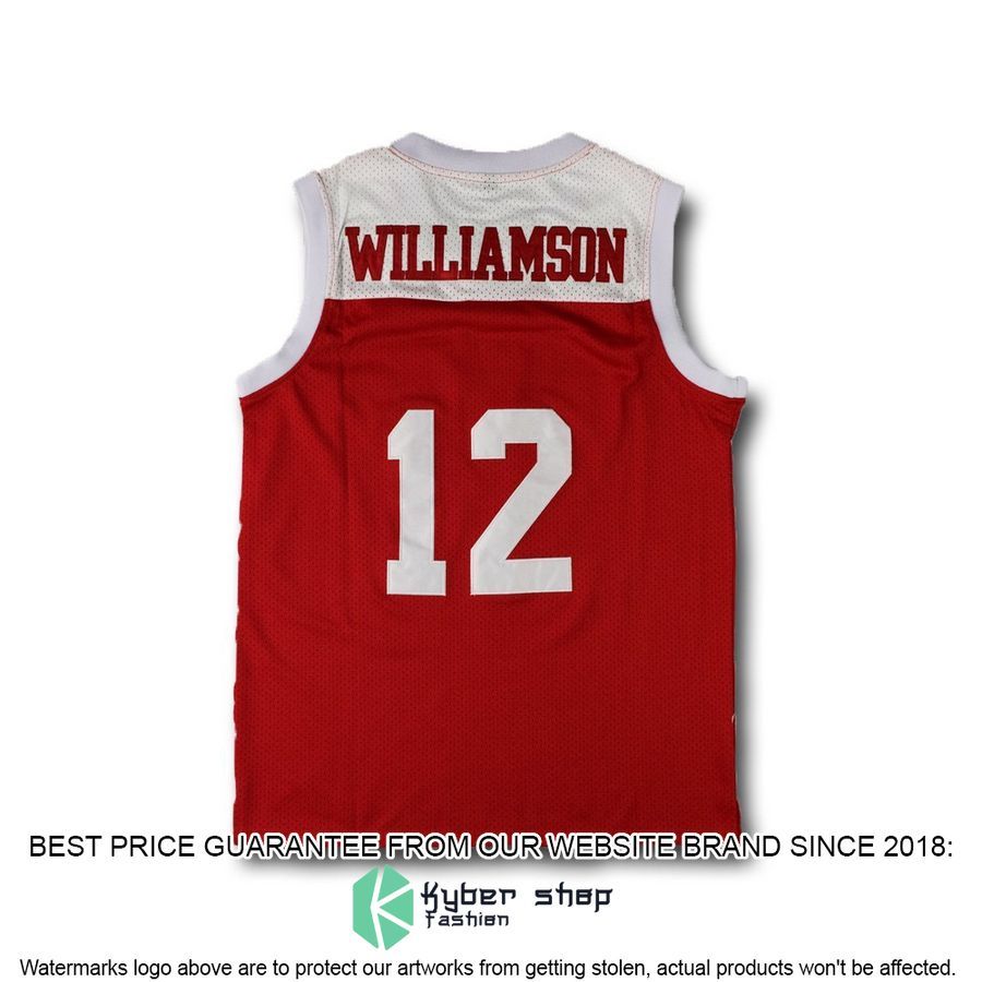 Zion Williamson Spartanburg Day High School Basketball Jersey 3 Zion Williamson Spartanburg Day High School Basketball Jersey word3