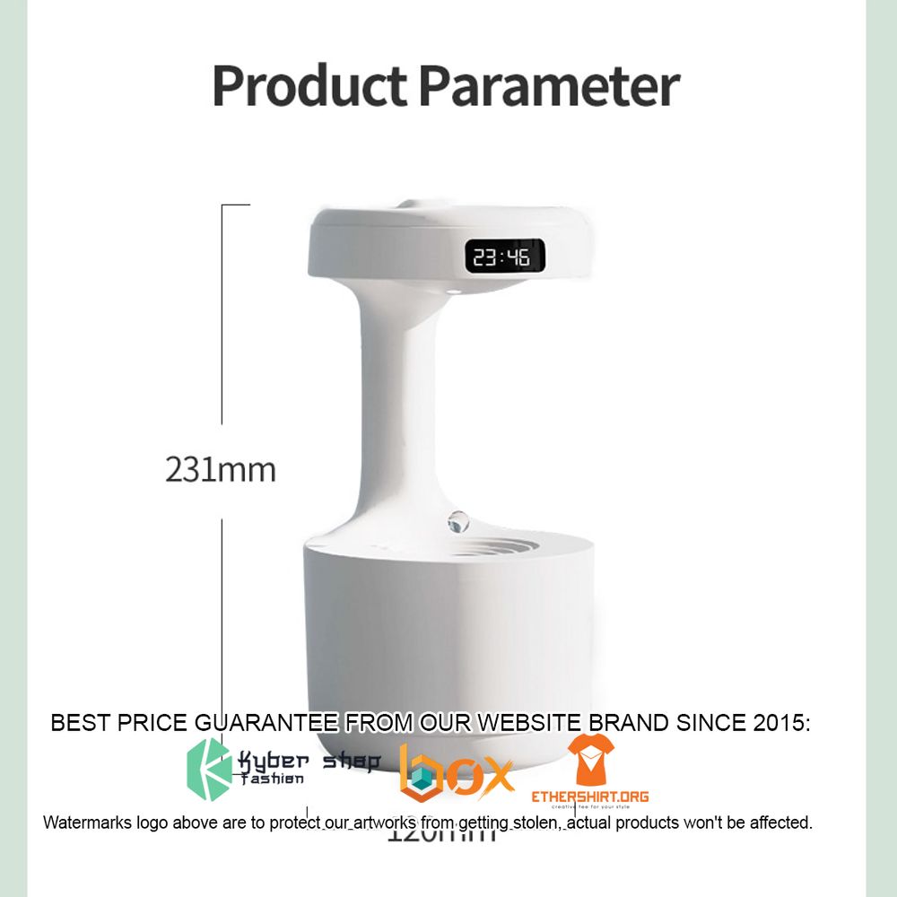 Anti-Gravity Humidifier with LED Display 5 Anti-Gravity Humidifier with LED Display word1