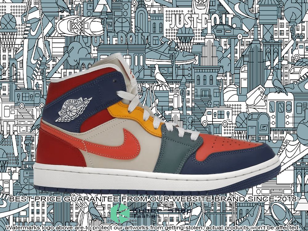 Multi Color 2022 Air Jordan 1 Mid SE