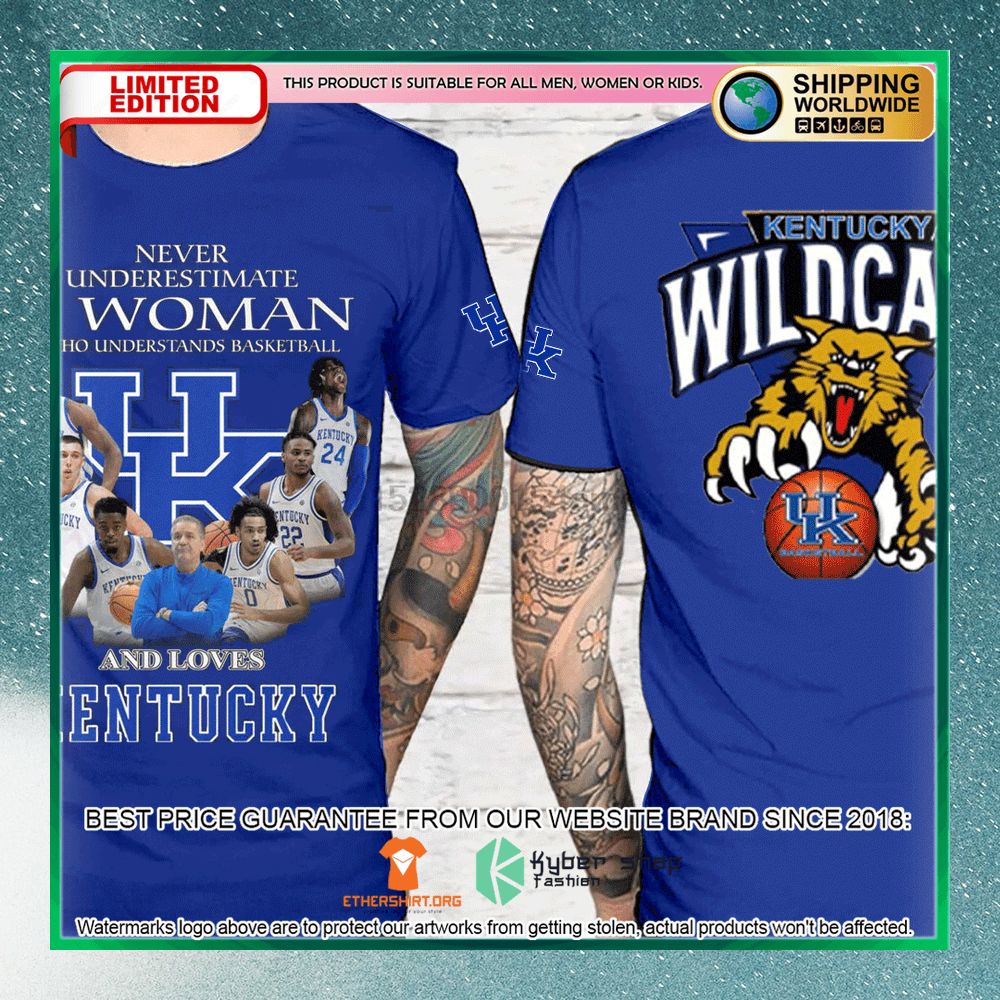 A Woman Loves Kentucky Wildcats T-shirt 3 a woman loves kentucky wildcats t shirt 1 529