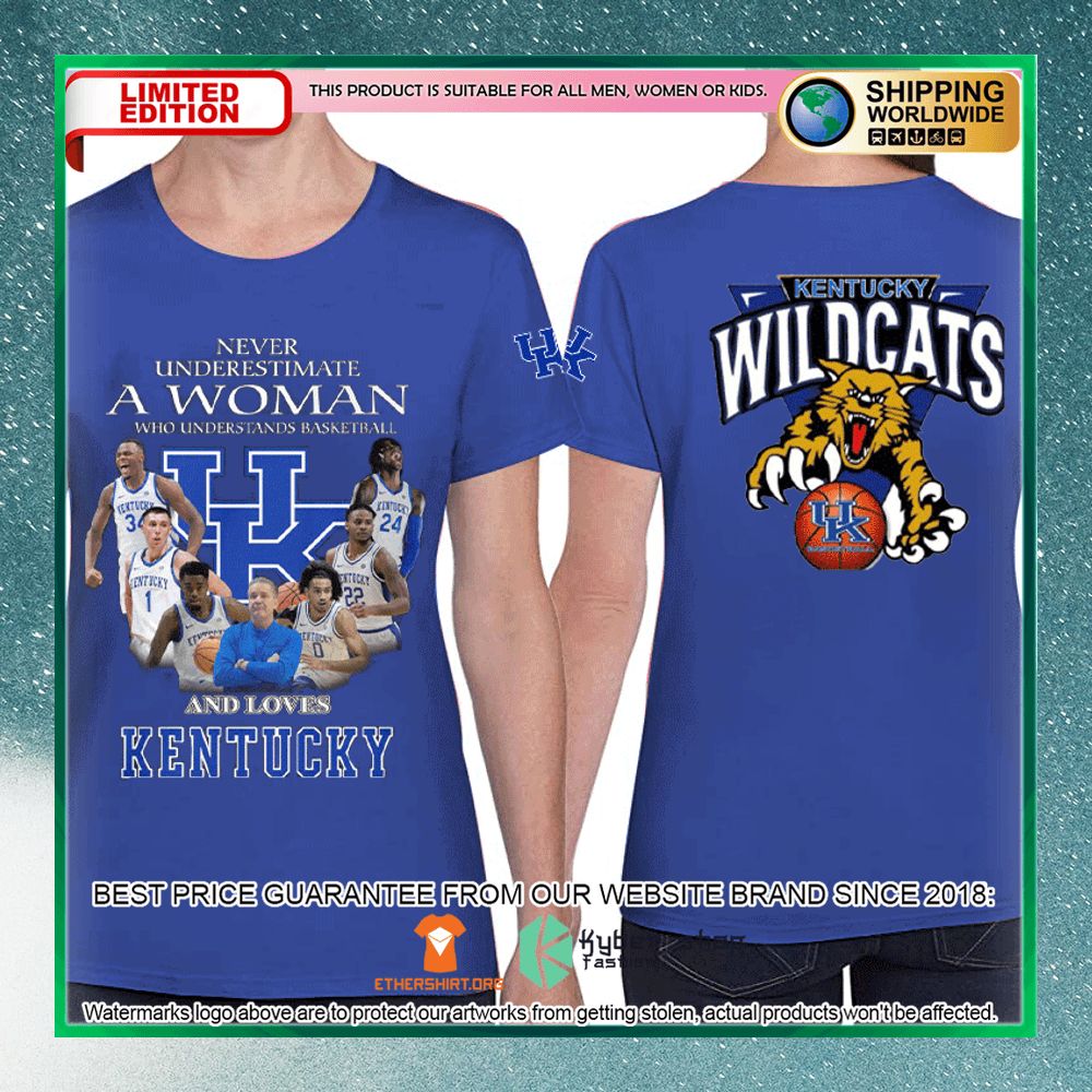 A Woman Loves Kentucky Wildcats T-shirt 4 a woman loves kentucky wildcats t shirt 2 556