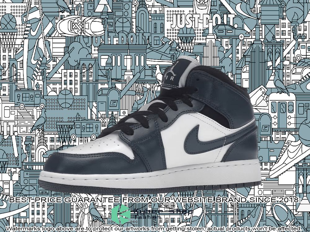 Armory Navy GS Air Jordan 1 Mid 3 Armory Navy GS Air Jordan 1 Mid word3