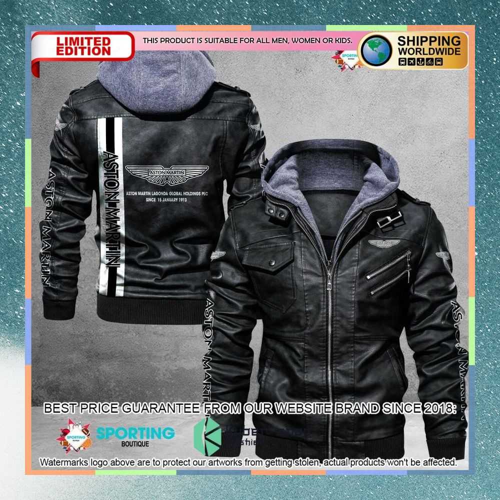 ASTON MARTIN Leather Jacket 7 aston martin leather jacket 3 47