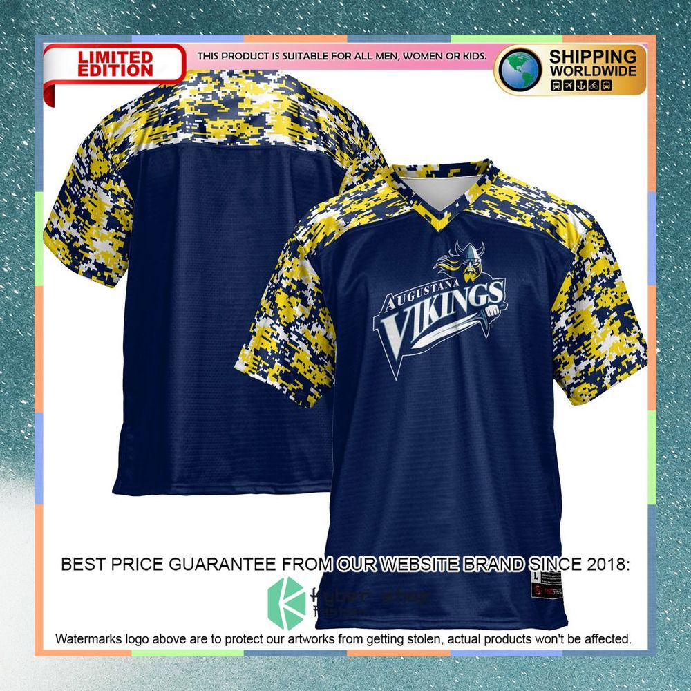 Augustana Vikings Navy Football Jersey 5 Augustana Vikings Navy Football Jersey word2