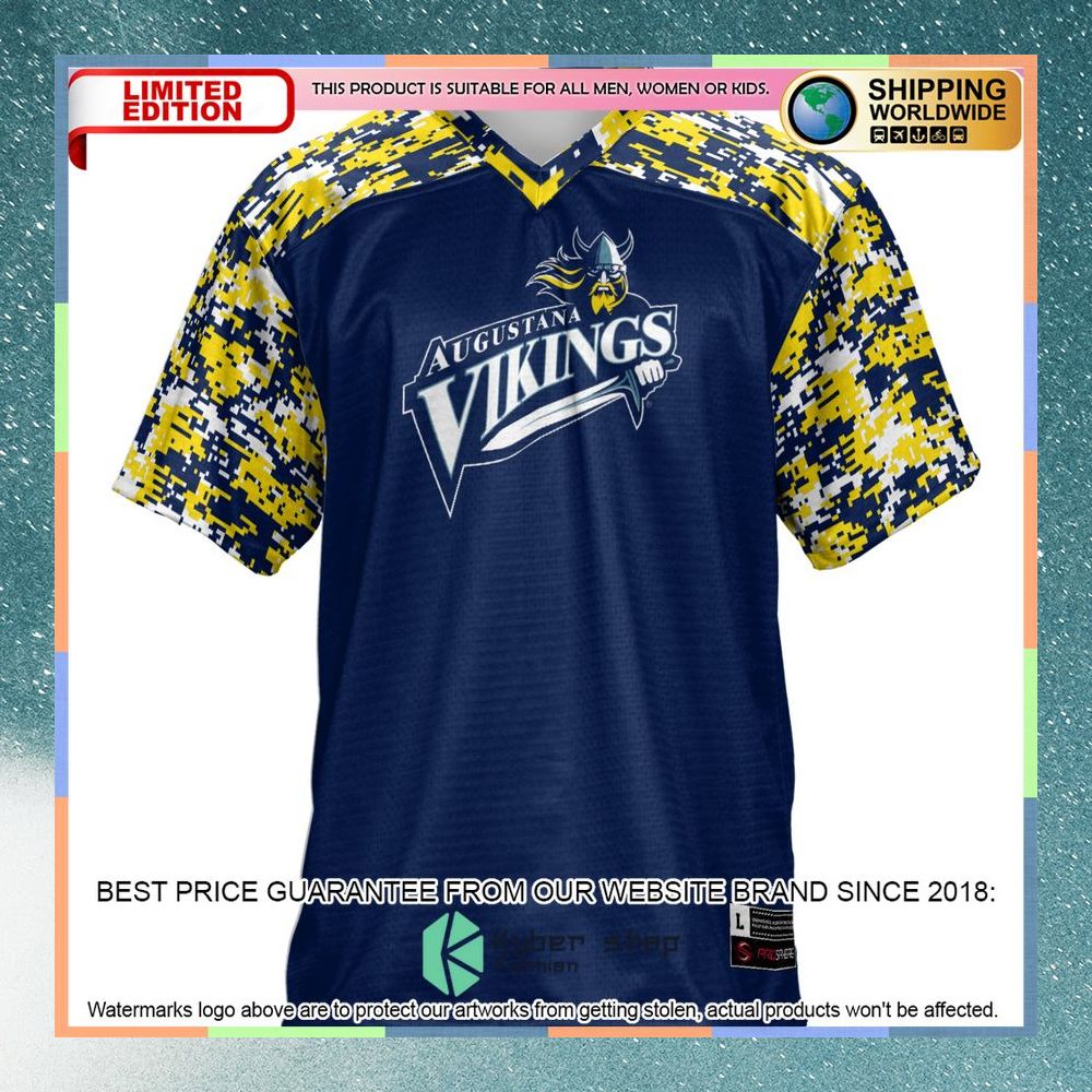 Augustana Vikings Navy Football Jersey 6 Augustana Vikings Navy Football Jersey word2