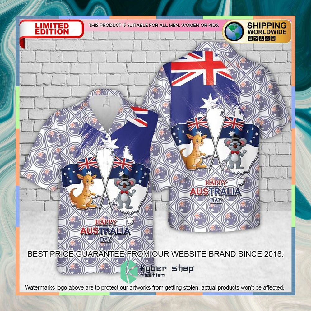 Australia Day Hawaiian Shirt 3 Australia Day Hawaiian Shirt word3