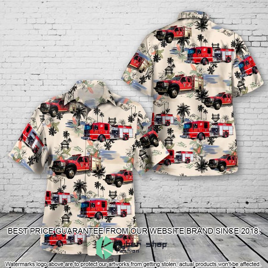 Bathurst Fire Department Bathurst Canada Hawaiian Shirt