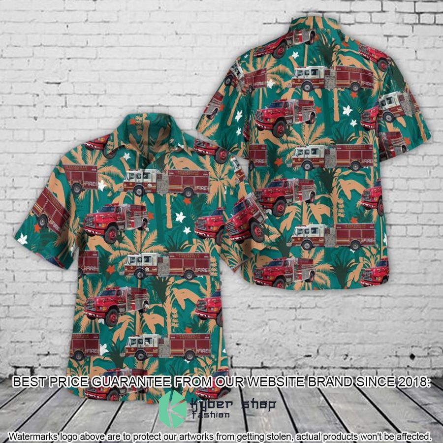 Belleville Fire Department Belleville New York Hawaiian Shirt