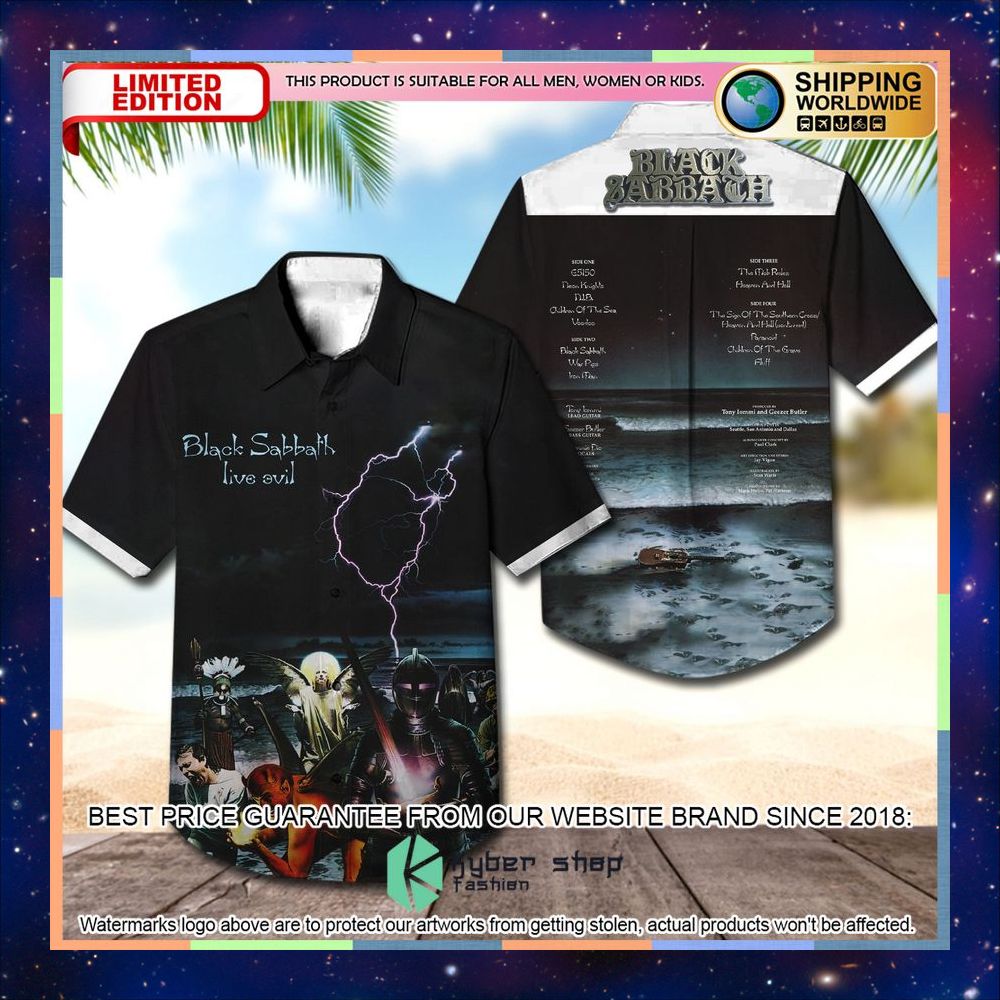 black sabbath live evil hawaiian shirt 1 176