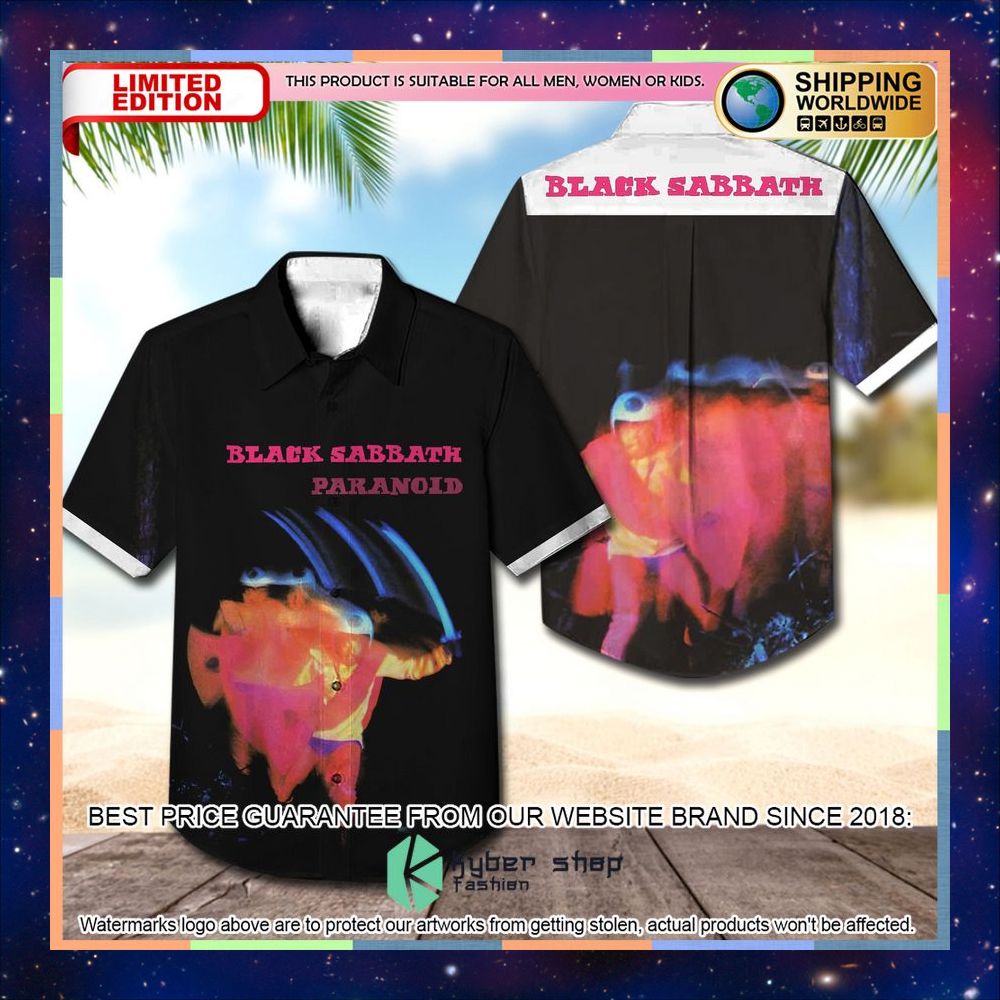 black sabbath paranoid hawaiian shirt 1 200