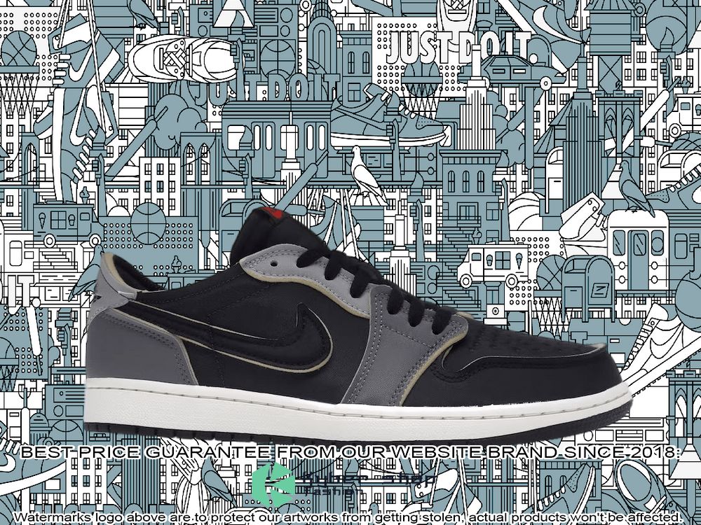 Black Smoke Grey Air Jordan 1 Low OG EX