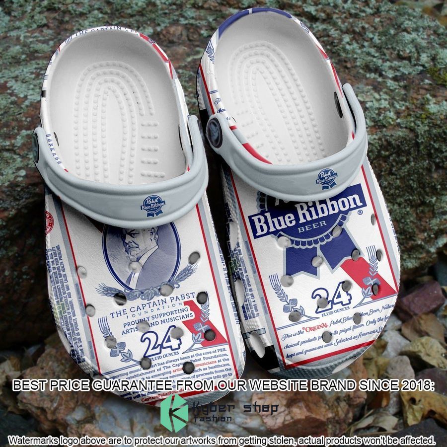 blue ribbon beer crocs crocband clog 1 780