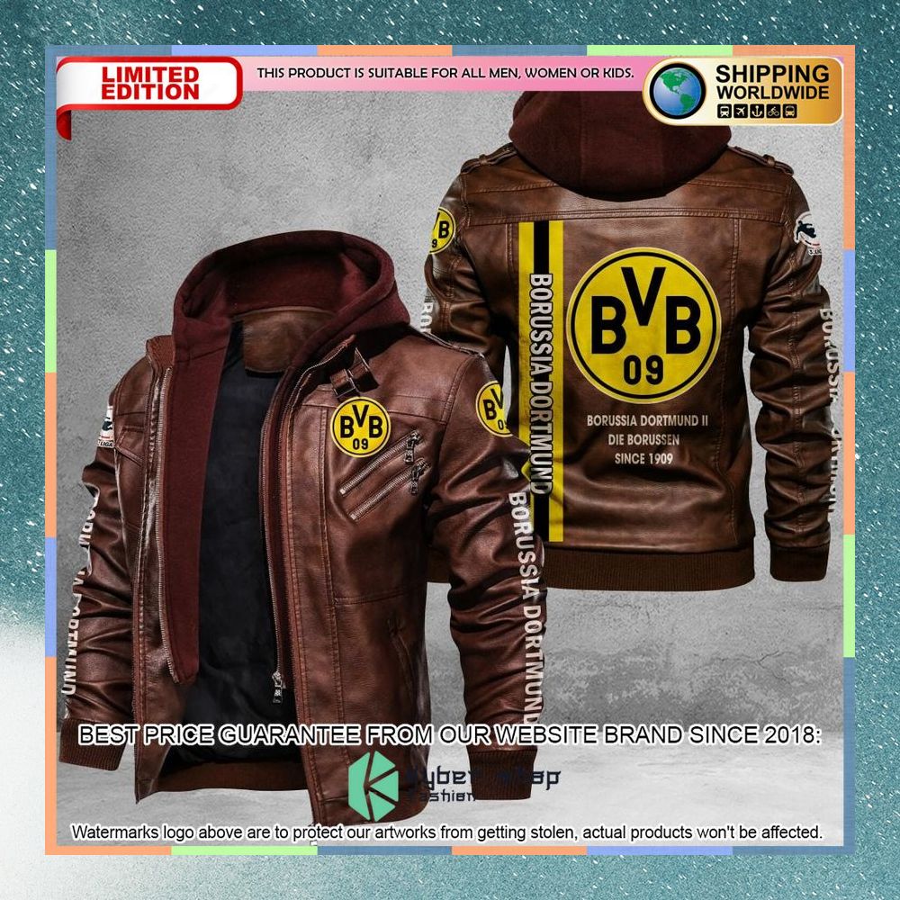 Borussia Dortmund II Leather Jacket 8 borussia dortmund ii leather jacket 4 149