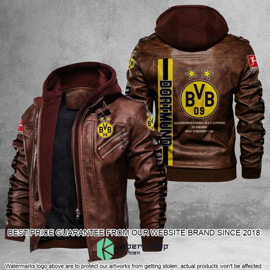 borussia dortmund leather jacket 2 669
