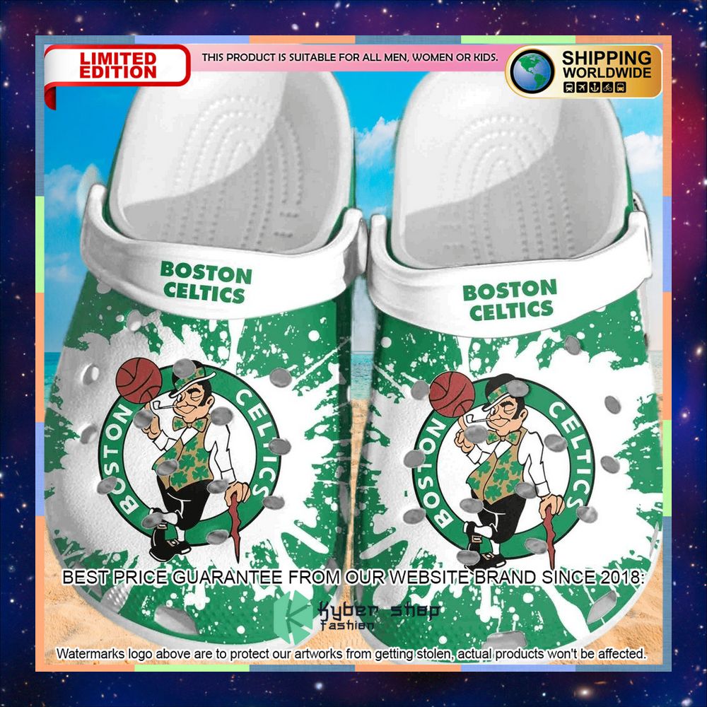 Boston Celtics Green Crocband Clog 5 boston celtics green crocband clog 2 210