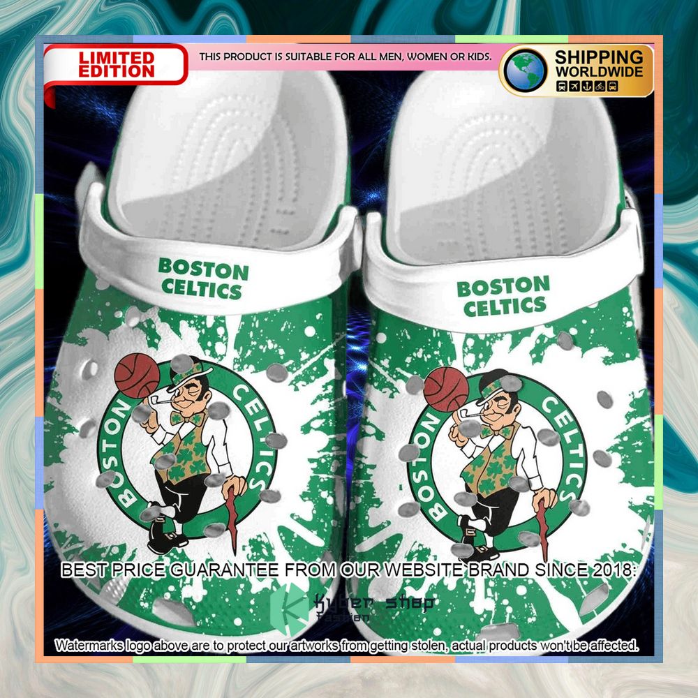 Boston Celtics Green Crocband Clog 9 boston celtics green crocband clog 3 110