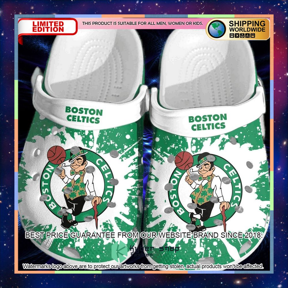 Boston Celtics Green Crocband Clog 6 boston celtics green crocband clog 3 67