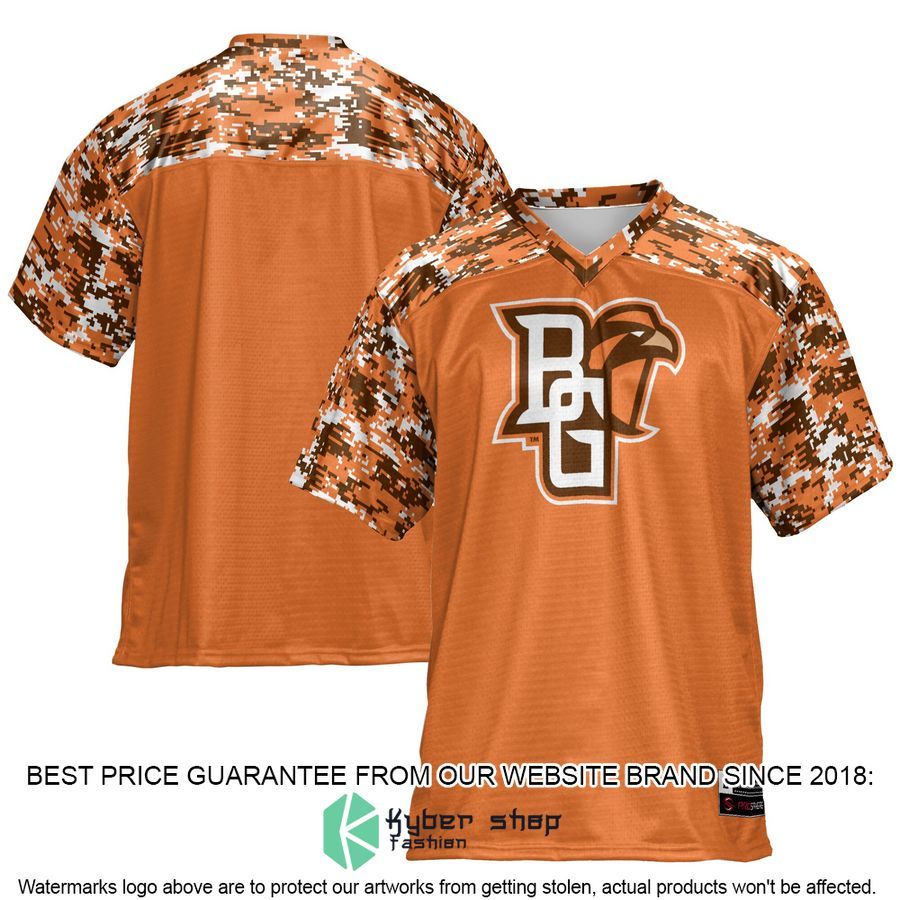 Bowling Green St. Falcons Orange Football Jersey