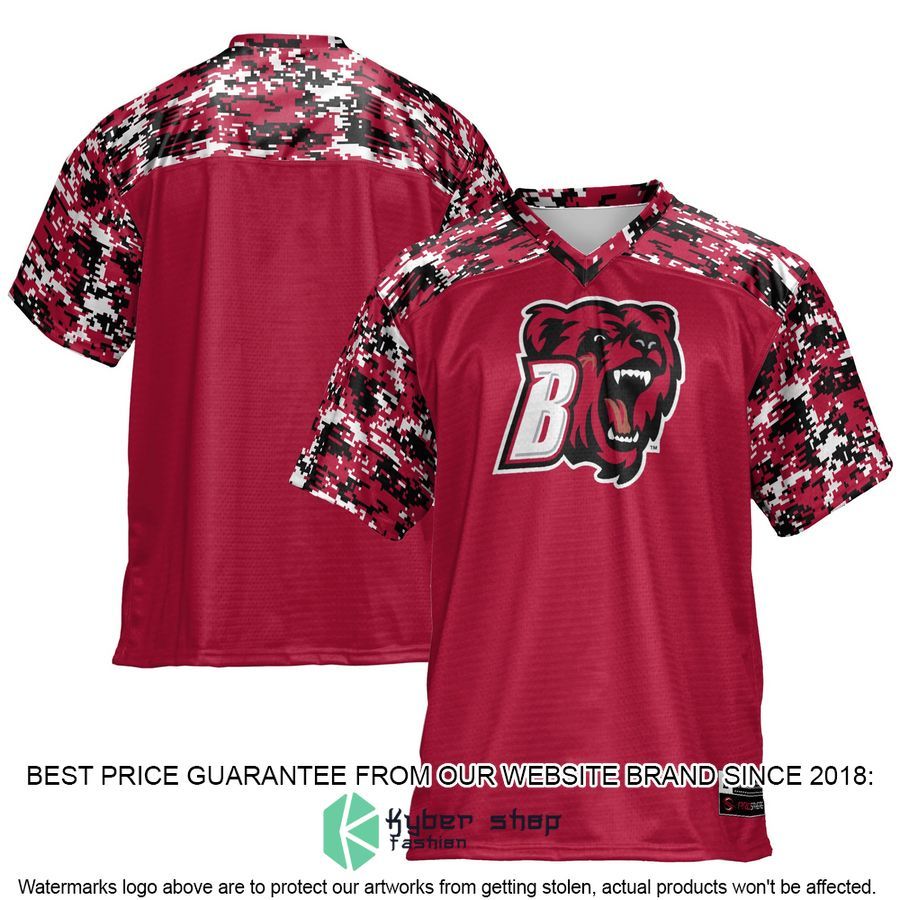 Bridgewater State Bears Crimson Football Jersey