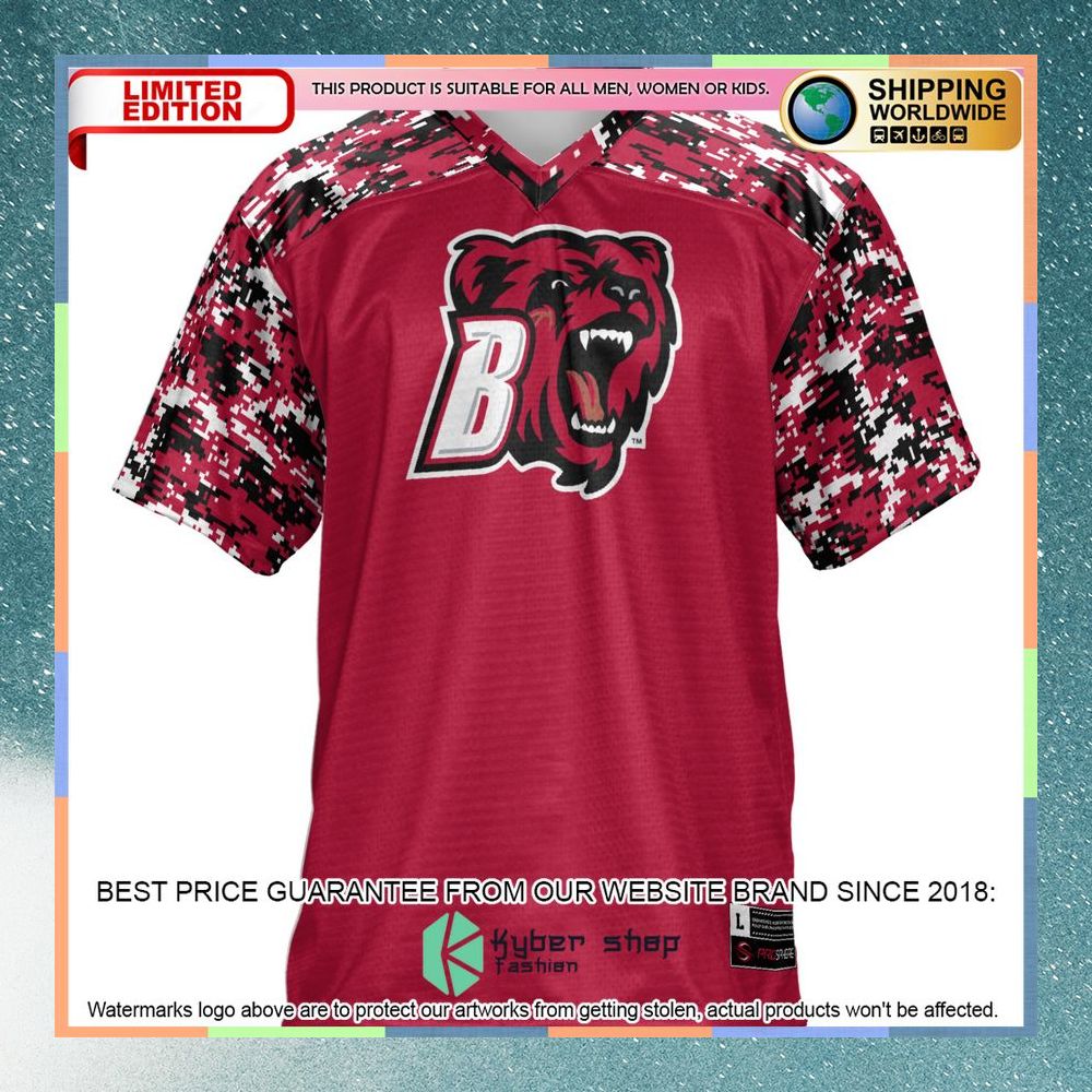 Bridgewater State Bears Crimson Football Jersey 6 Bridgewater State Bears Crimson Football Jersey word1