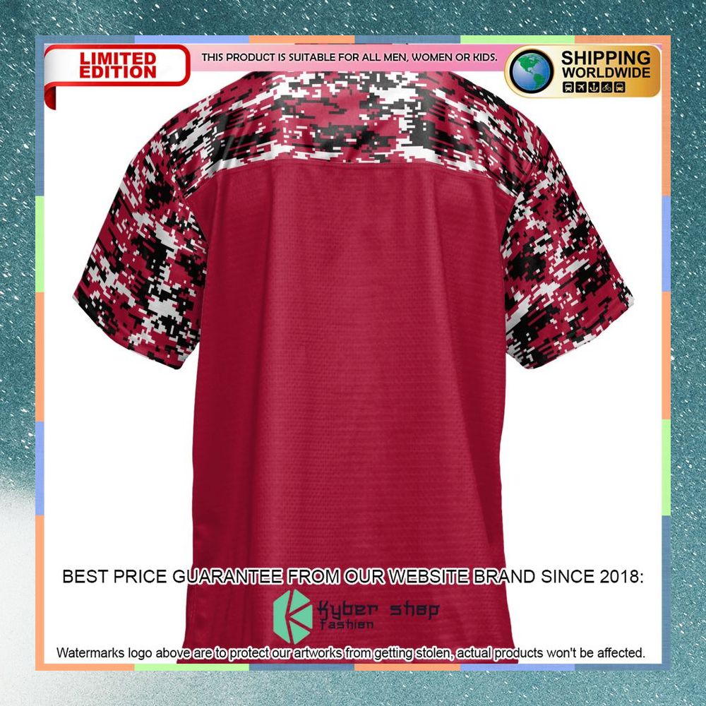 Bridgewater State Bears Crimson Football Jersey 7 Bridgewater State Bears Crimson Football Jersey word1