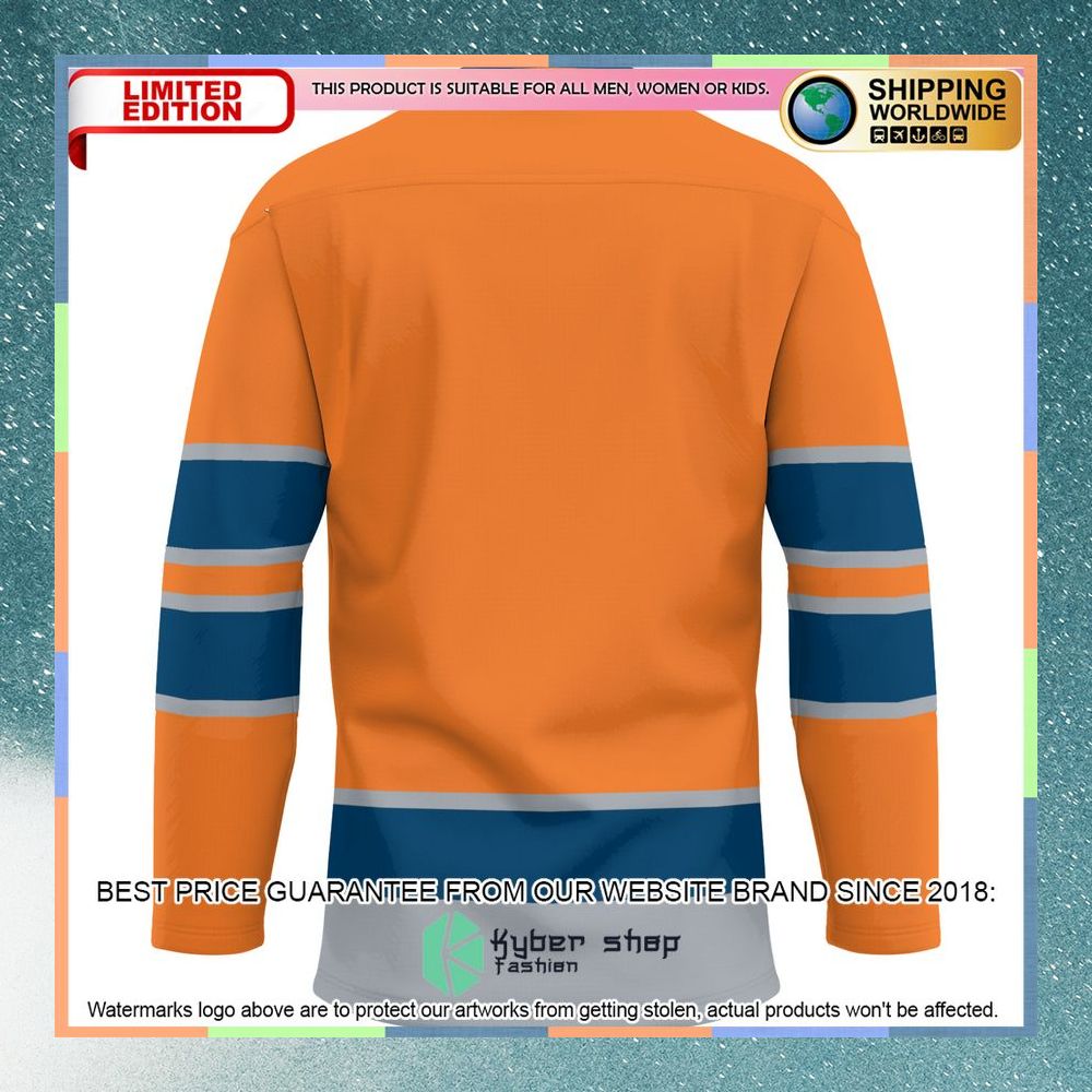 Bucknell Bison Orange Hockey Jersey 7 Bucknell Bison Orange Hockey Jersey word2