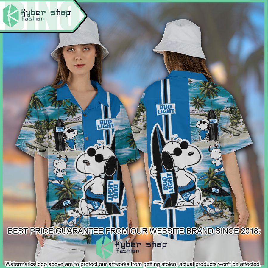 bud light snoopy hawaiian shirt and shorts 1 811