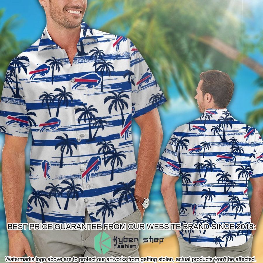 buffalo bills tropical aloha hawaiian shirt shorts 2 614