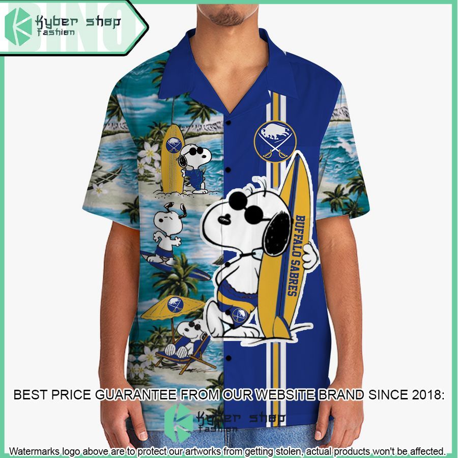 buffalo sabres snoopy hawaiian shirt and shorts 2 946