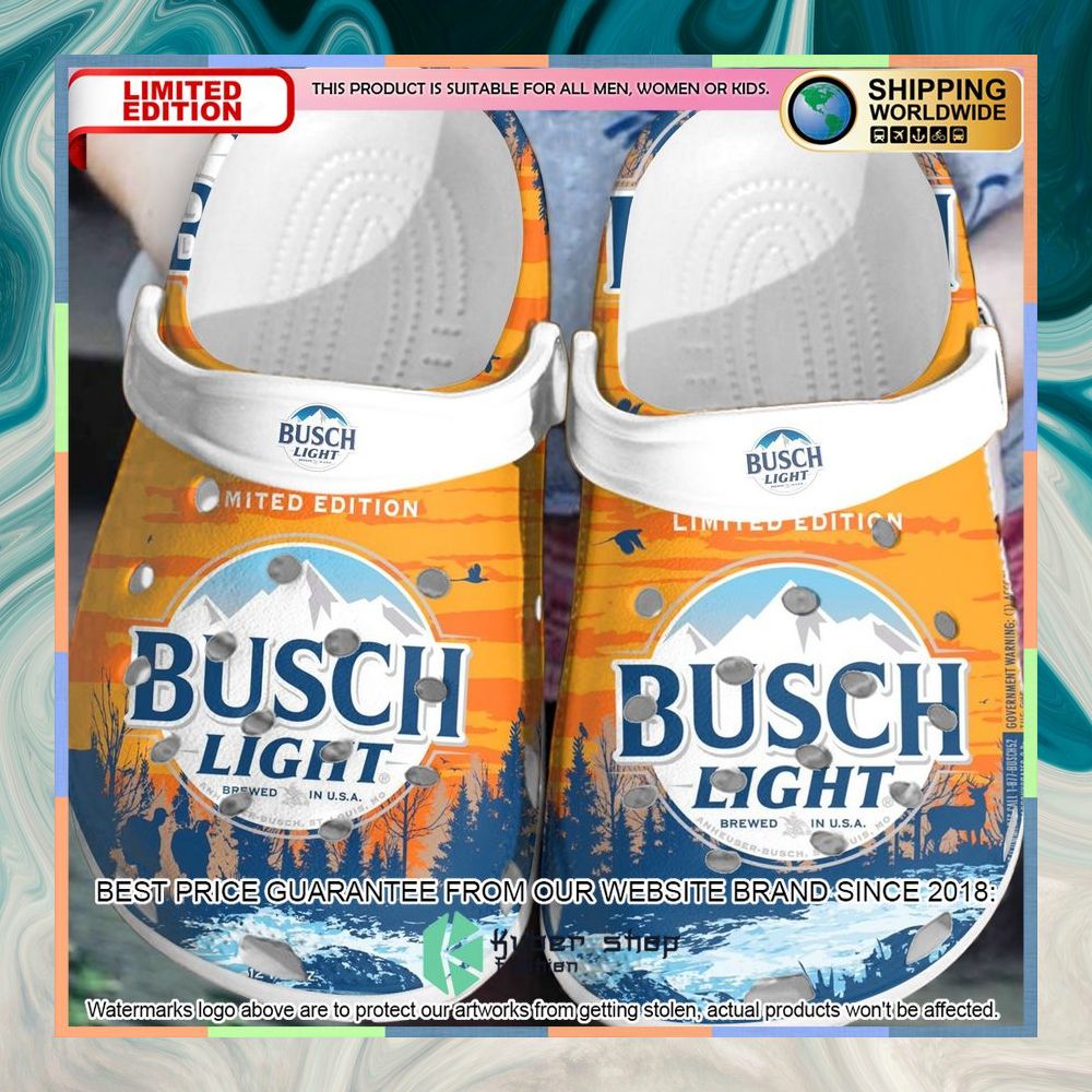 Busch Light Limited Edition Crocs Crocband Clog 3 busch light limited edition crocs crocband clog 1 850