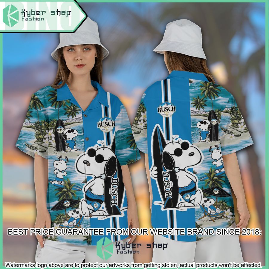 busch snoopy hawaiian shirt and shorts 1 379
