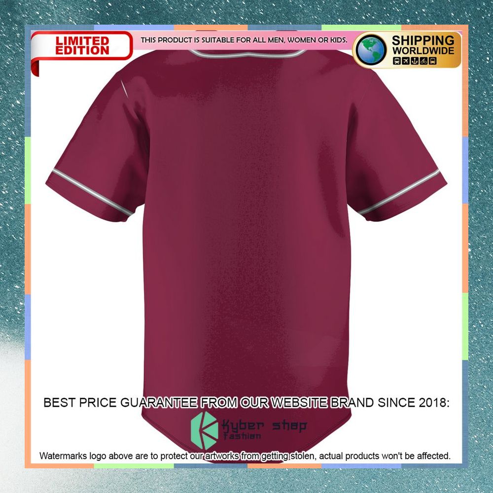 Cal State Chico Wildcats Cardinal Baseball Jersey 7 Cal State Chico Wildcats Cardinal Baseball Jersey word3