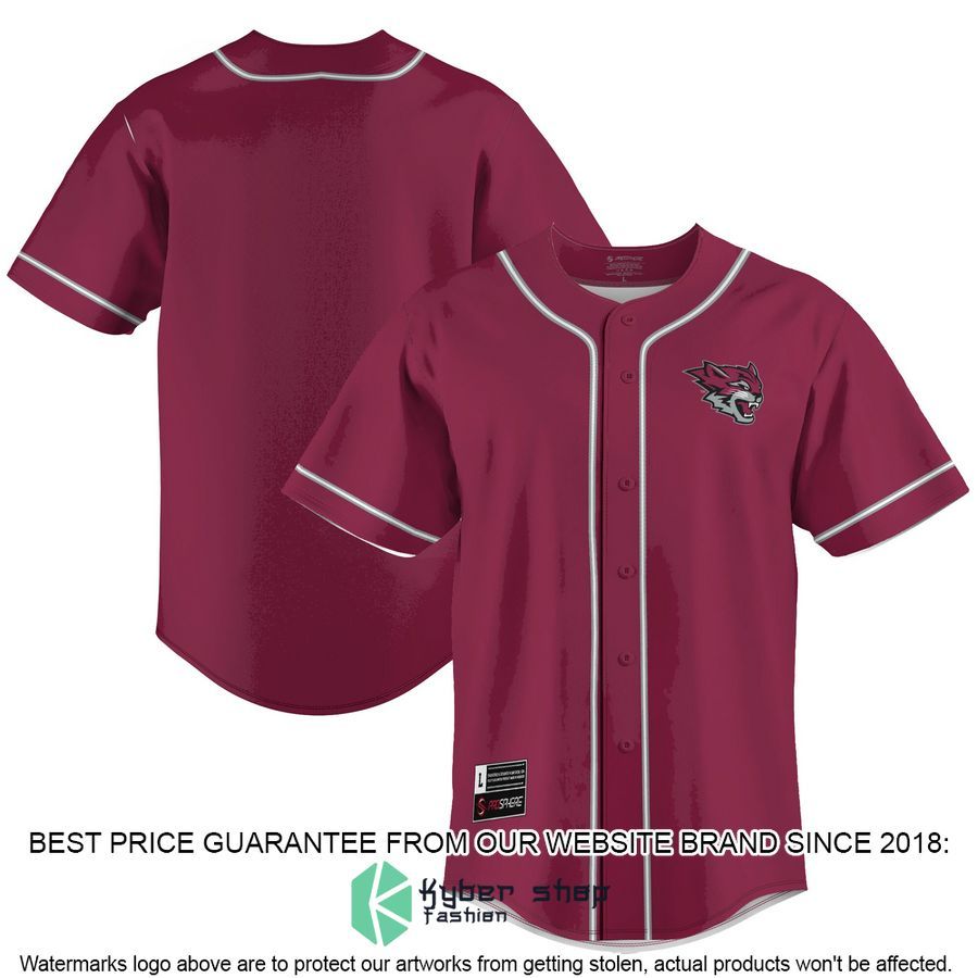 Cal State Chico Wildcats Cardinal Baseball Jersey 4 Cal State Chico Wildcats Cardinal Baseball Jersey word3