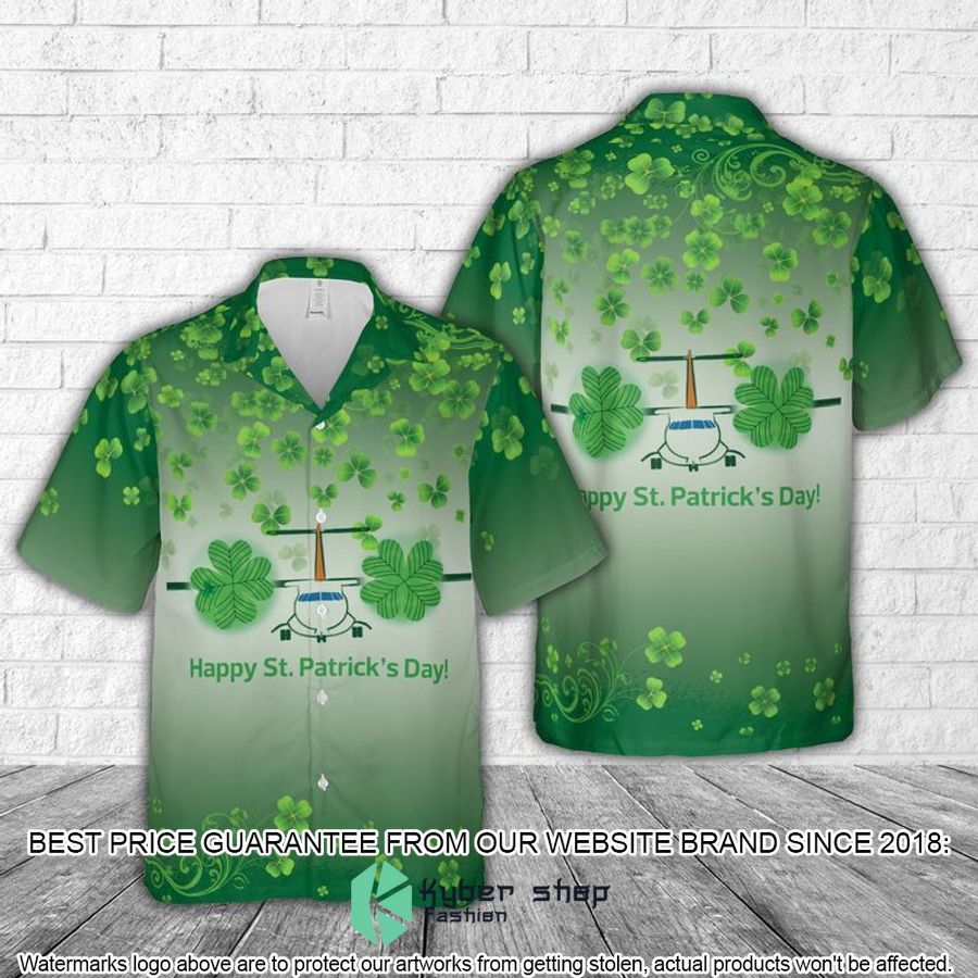 Canada Air North Yukon's Airline St. Patrick's Day Hawaiian Shirt