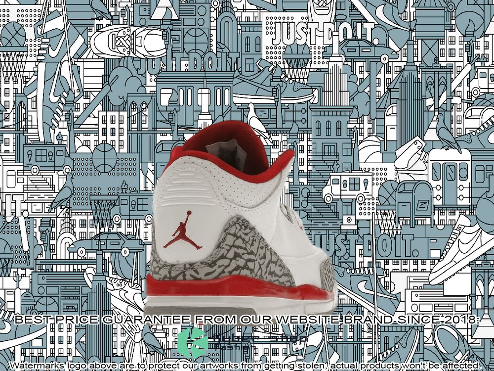 Cardinal White Air Jordan 3 Retro 4 Cardinal White Air Jordan 3 Retro word3
