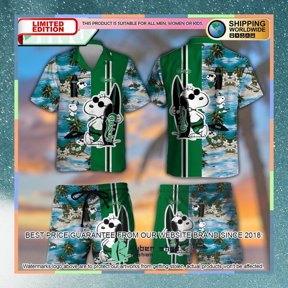 Carlsberg Snoopy Hawaiian Shirt and Shorts 4 carlsberg snoopy hawaiian shirt and shorts 1 63