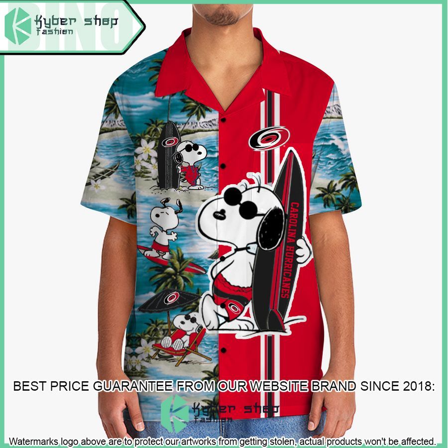 carolina hurricanes snoopy hawaiian shirt and shorts 2 131