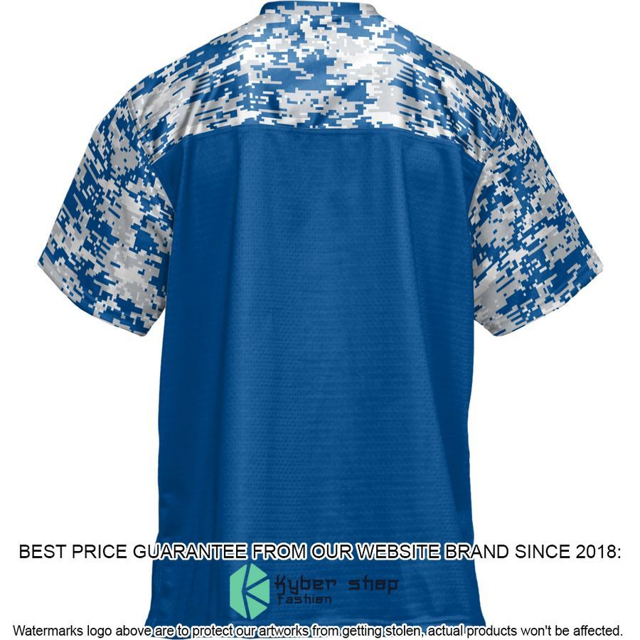 Central Connecticut State Blue Devils Royal Football Jersey 3 Central Connecticut State Blue Devils Royal Football Jersey word1