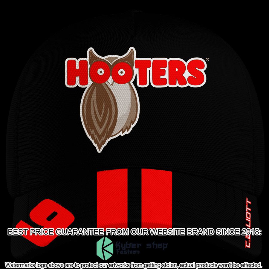 Chase Elliott 9 Hooters Cap word3